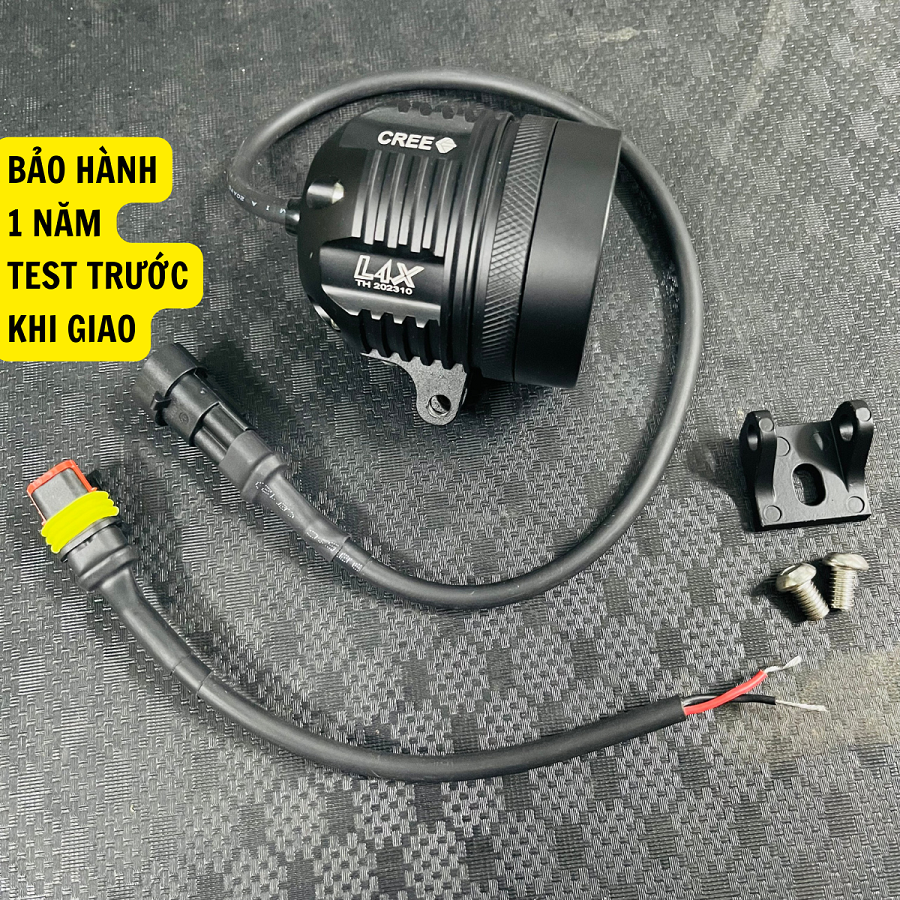 Đèn Trợ Sáng L4X GREE 35W Gắn Nhiều Dòng Xe + Kèm Pass - Ánh Sáng Trắng Siêu Sáng, Gắn Nhiều Vị Trí - BẢO HÀNH 1 NĂM