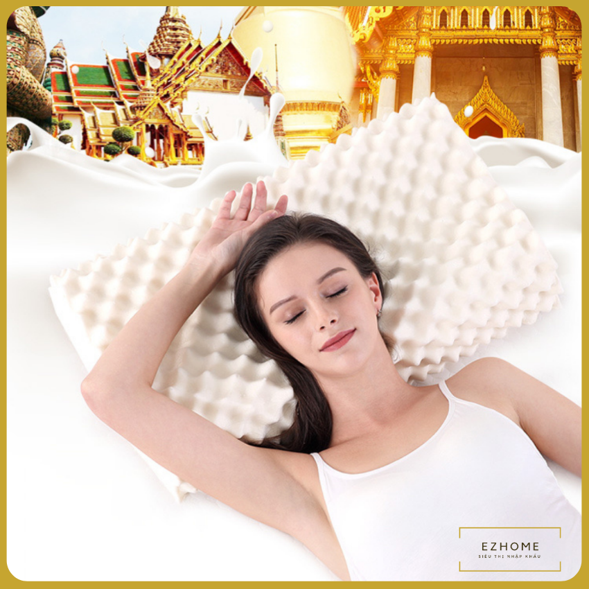 Gối cao su non Ventry chính hãng 😘 FREESHIP😘 gối cao su thiên nhiên cho người lớn, ruột làm bằng cao su non cao cấp