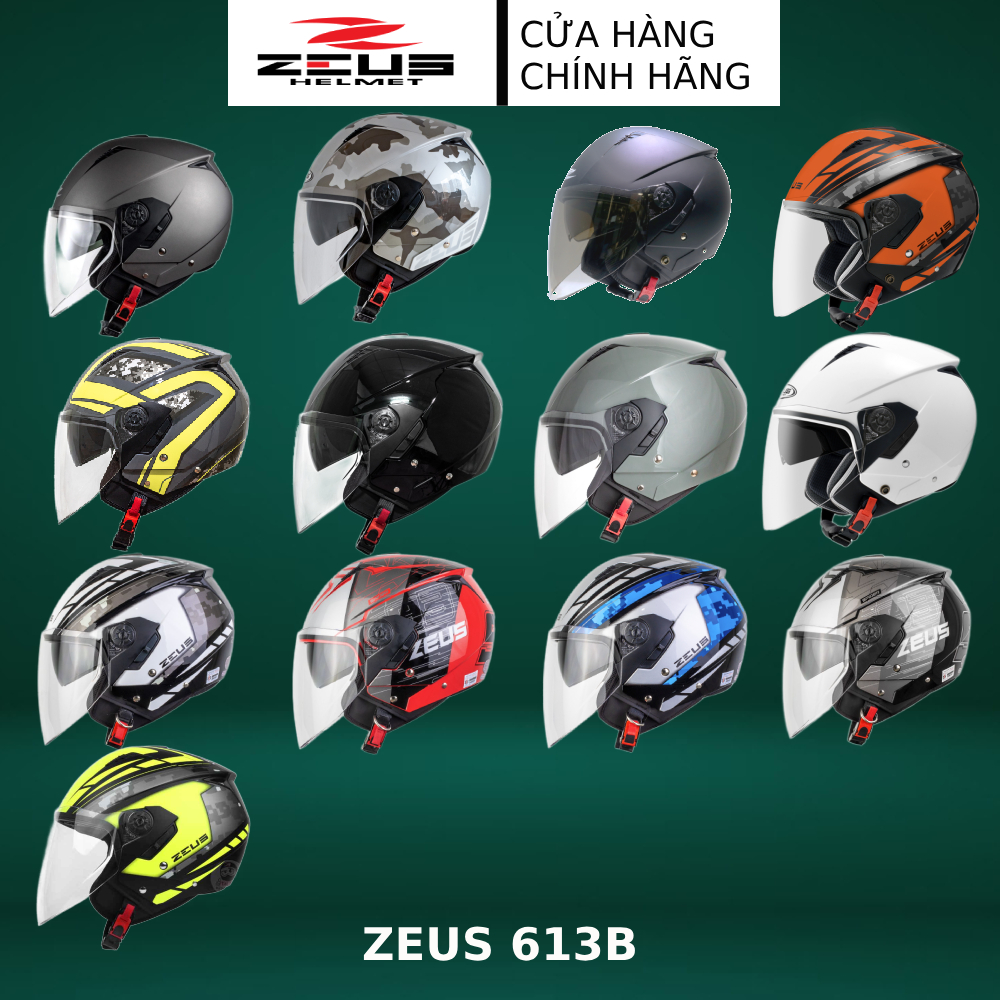 MŨ BẢO HIỂM ZEUS 205 - Mũ bảo hiểm chính hãng chất lượng cao