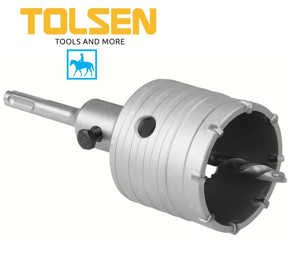 Mũi khoan lỗ khoét lỗ tường bê tông 100mm Hole Saw Tolsen 75896 - 75896 cam kết hàng đúng mô tả chất lượng inbox shop để được tư vấn thêm
