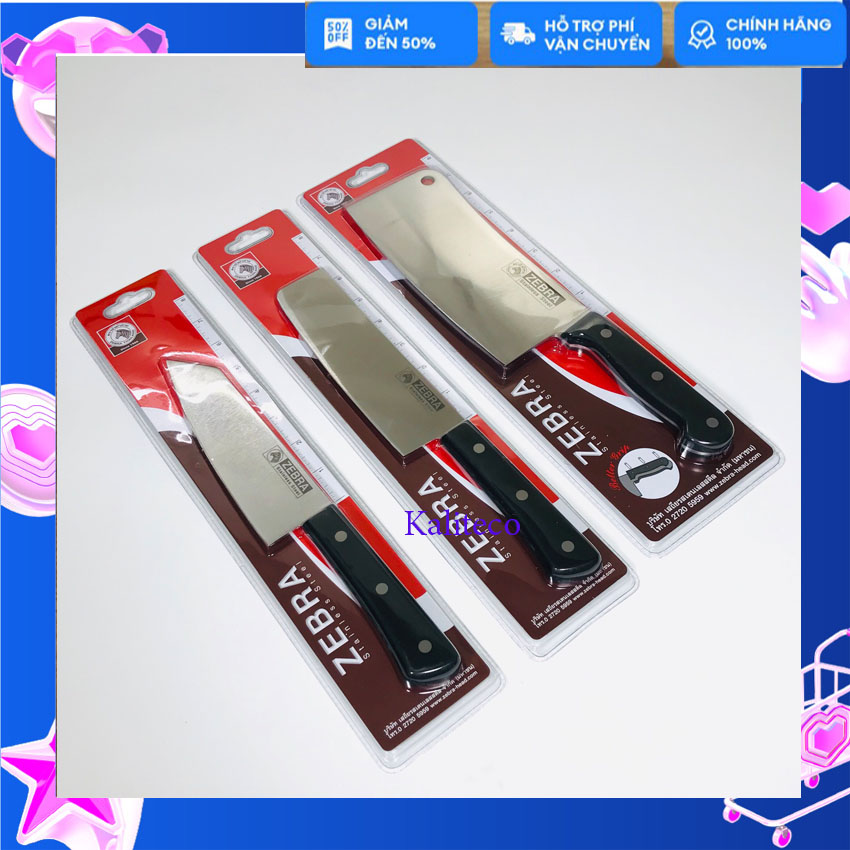 Dao gọt trái cây thái thịt chặt xương các loại inox zebra thái lan 100250 100254 100260