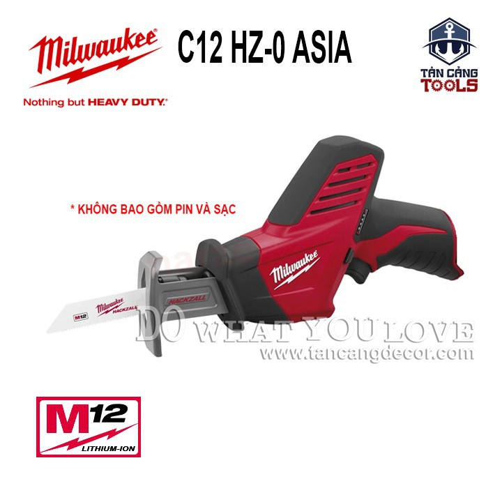 Máy cưa dùng pin milwaukee c12 hz-0 asia