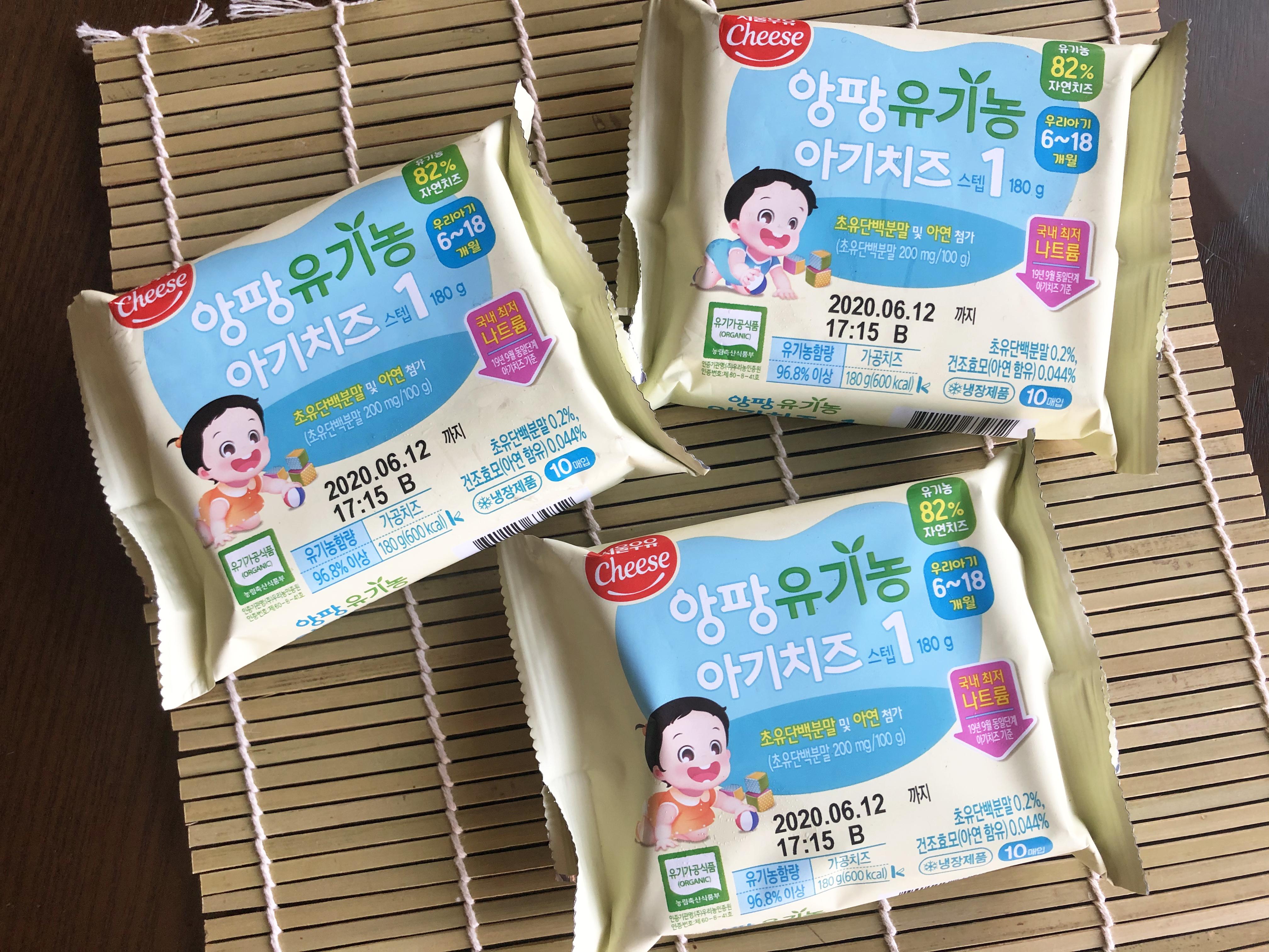 Seoul milk - Phô mai hữu cơ tách muối 6+
