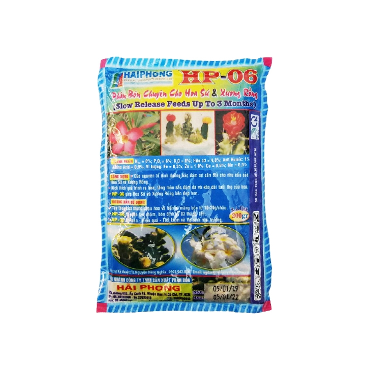 Phân bón trồng sen đá xương rồng HP-06 200g
