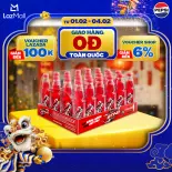 [SALE TẾT] Thùng 24 Chai Nước Tăng Lực Sting Dâu (330ml/chai)