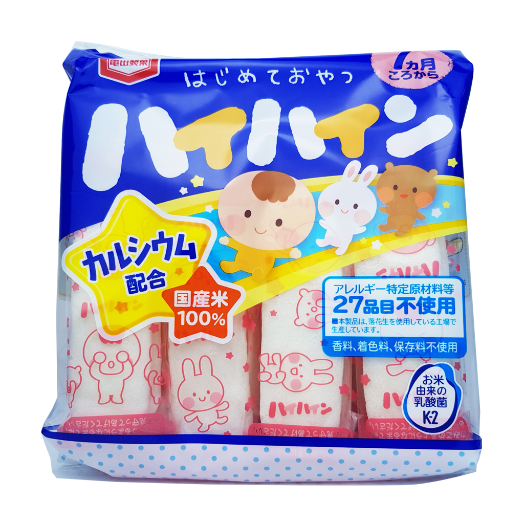 Bánh Gạo Tươi Haihain Vị Sữa Nhật Bản Cho Bé Ăn Dặm, Bánh Ăn Dặm Cho Bé, Bánh Gạo Cho Bé, Bánh Gạo Chống Hóc Cho Bé Từ 7 Tháng Tuổi, 8 Tháng, 9 Tháng [DATE T2/2023]