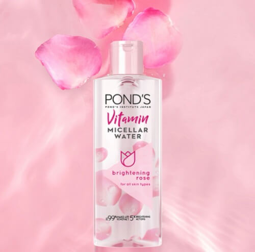 PONDS nước tẩy trang  VITAMIN BRIGHTEN ROSE 235ML