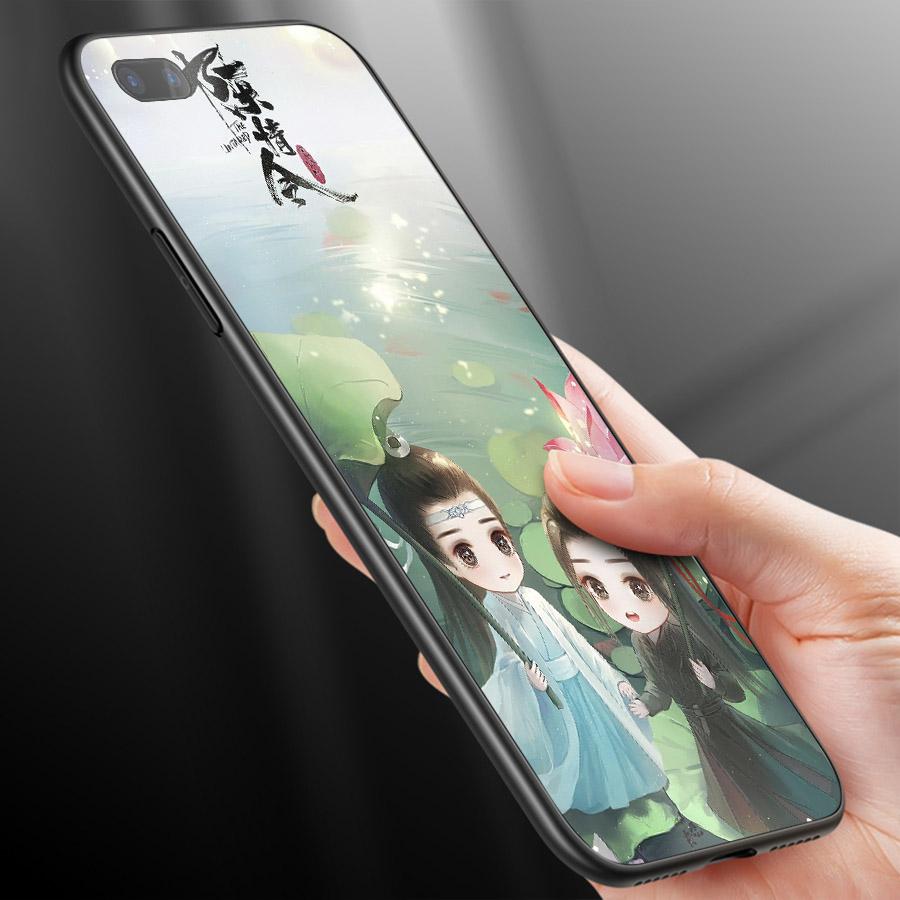 Ốp kính cường lực cho điện thoại Oppo A5/A3s - Tiên hiệp tình nhân MS ABPDANH001