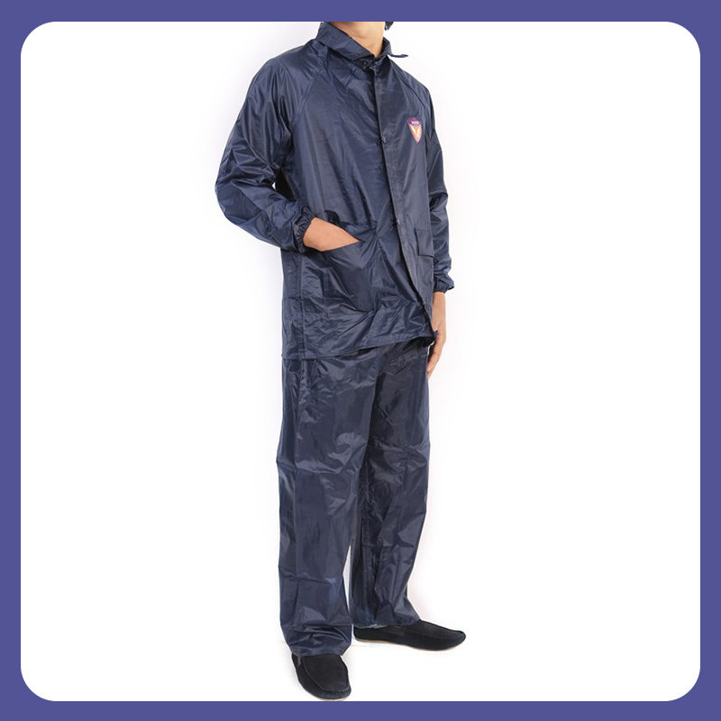 Bộ quần áo đi mưa vải dù siêu bền, bộ quần áo vải dù đi mưa chống thấm dễ dàng gấp gọn, áo mưa bộ vải dù bền dày, bộ đồ đi mưa cao cấp
