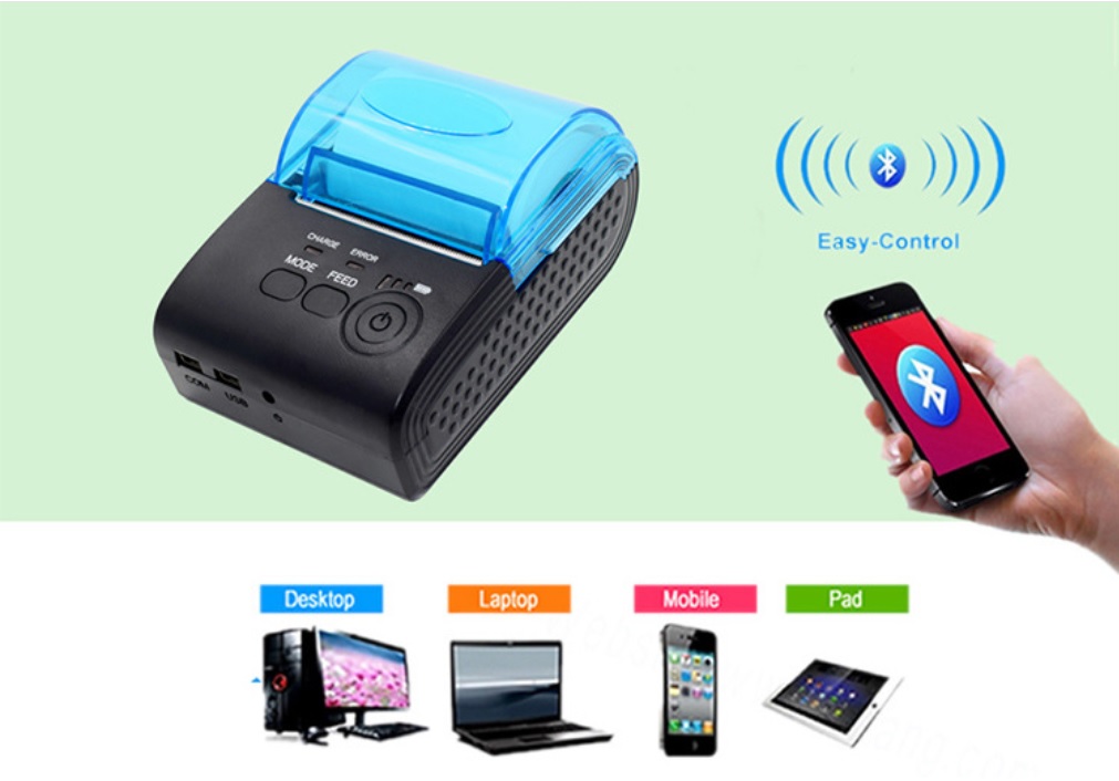 Máy in nhiệt mini cao cấp Bluetooth 4.0