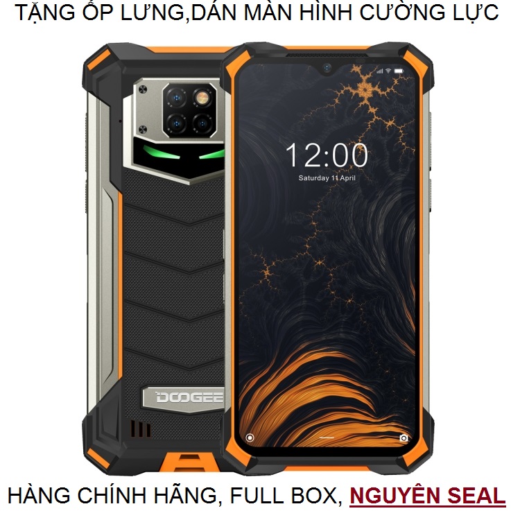 [HCM]Điện thoại Doogee S88 Plus(Ram 8Gb ,Rom 128G ,pin 10.000mAh ,Pin khủng ,chống nước ,chống sốc,chống va đập)