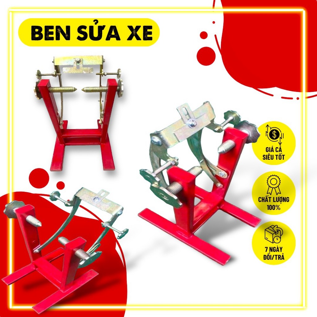 Giá cân vành xe, bàn rút căm xe máy dày dặn , bền đẹp, chắc chắn
