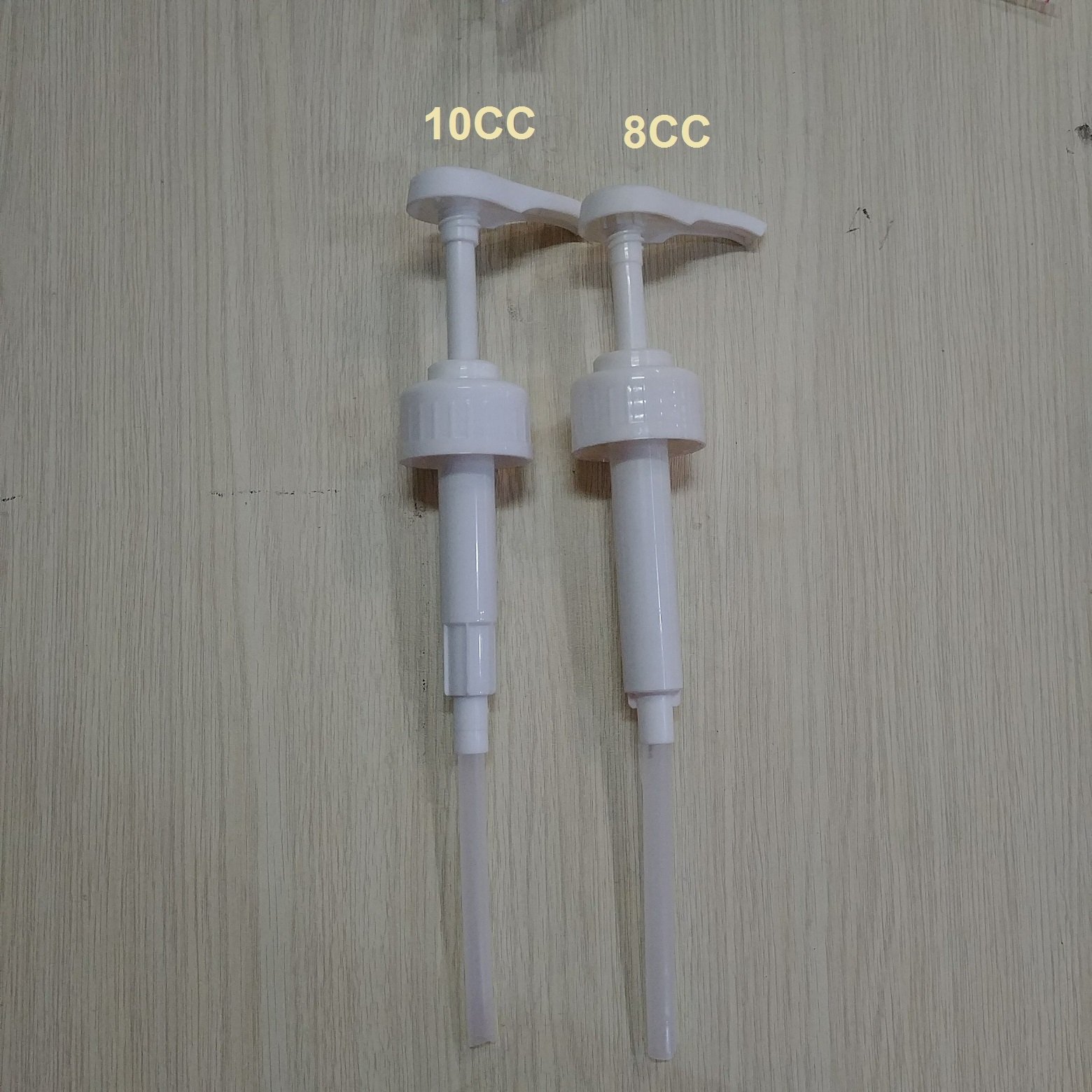 Vòi nhựa bơm sirup - vòi bơm đường - vòi bơm 10cc - 8cc - pumb 8cc – 10cc