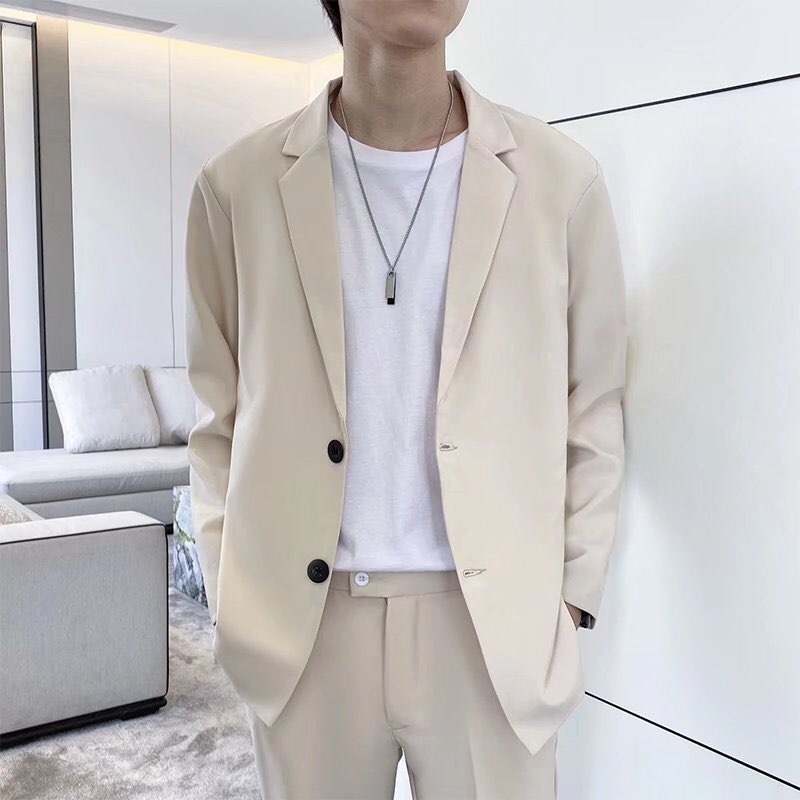 [Hoàn tiền 20%] Áo blazer nam form rộng phong cách hàn quốc Áo khoác blazer 2 khuy cài thời trang URANO