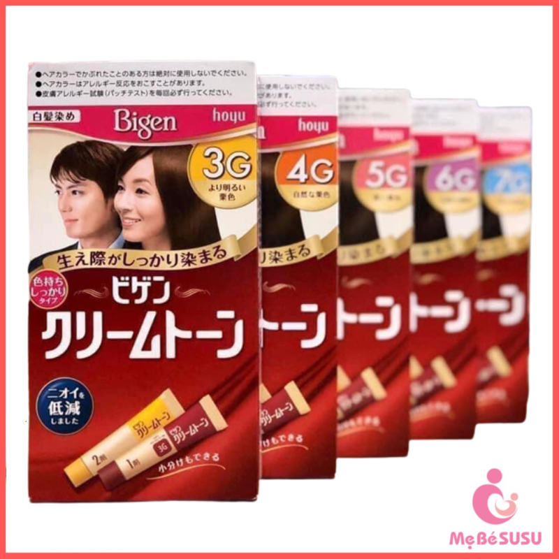 Thuốc nhuộm tóc thảo dược phủ bạc Bigen nội địa Nhật Bản