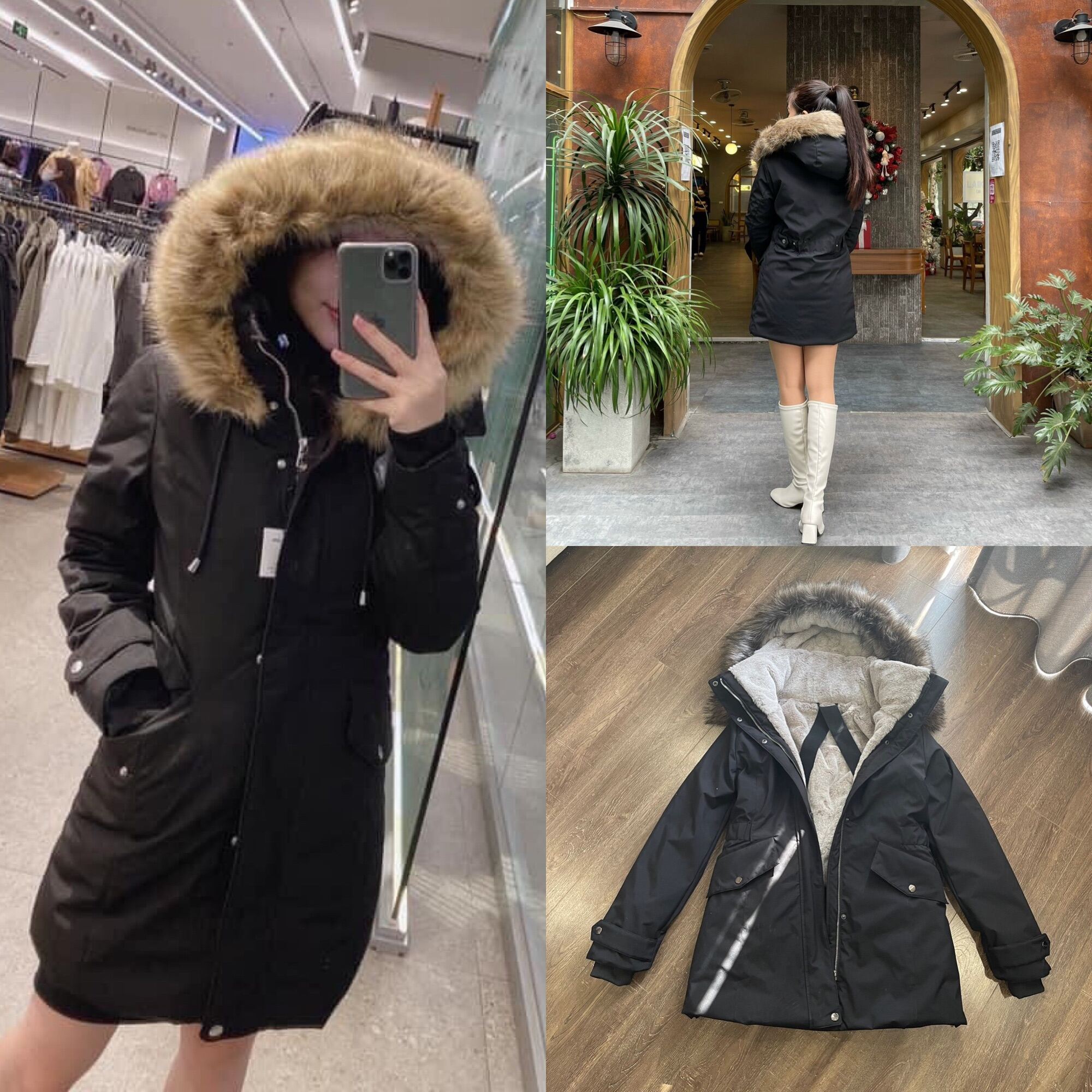 [3-5/8 Hoàn Tiền 25%]Áo parka zaza tuồn xịn full tem tag chuẩn auth