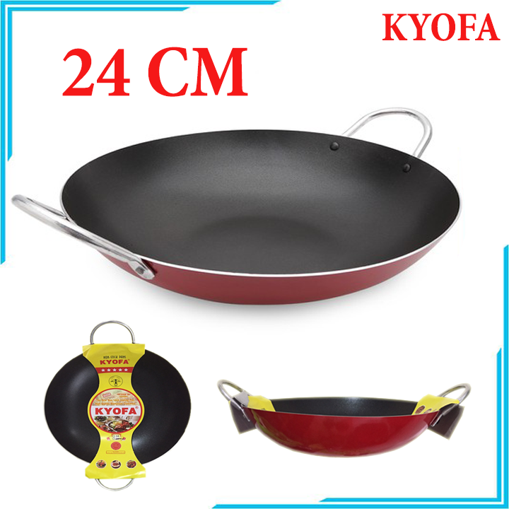[DEAL SỐC] Chảo chống dính 2 quai sâu lòng size 24 cm. Chảo chống dính 2 quai hàng công ty