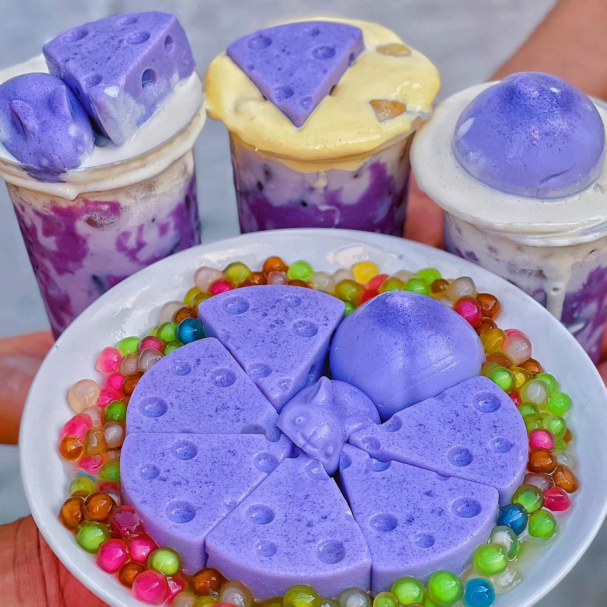 Pudding khoai môn túi 100g 29k