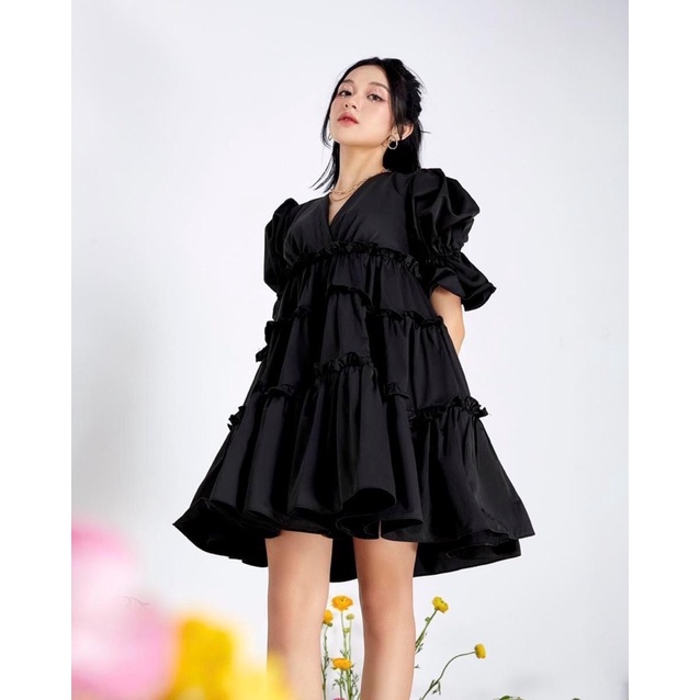 Lalla - đầm baby doll tầng xoè nhẹ nữ