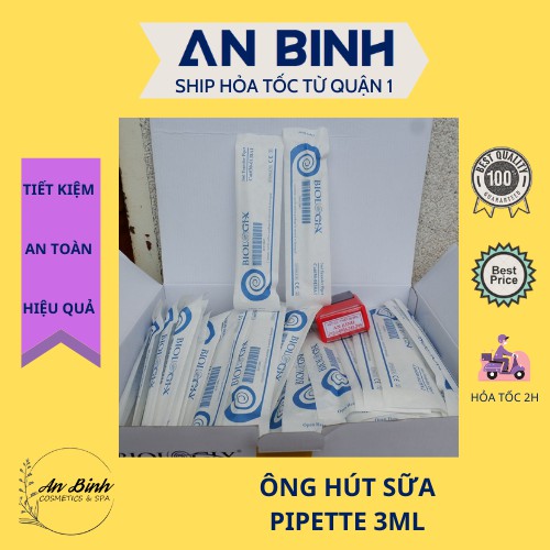 (Q1-HCM) | 1 Ống| Hút Sữa Biologix Tiệt Trùng - Ống Bóp Hút Sữa Cho Em Bé Đã Tiệt Trùng