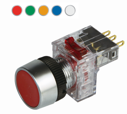 NÚT NHẤN KHÔNG ĐÈN MÀU VÀNG PHI 16 DRF-RM1Y - HÀNG CHÍNH HÃNG HANYOUNG