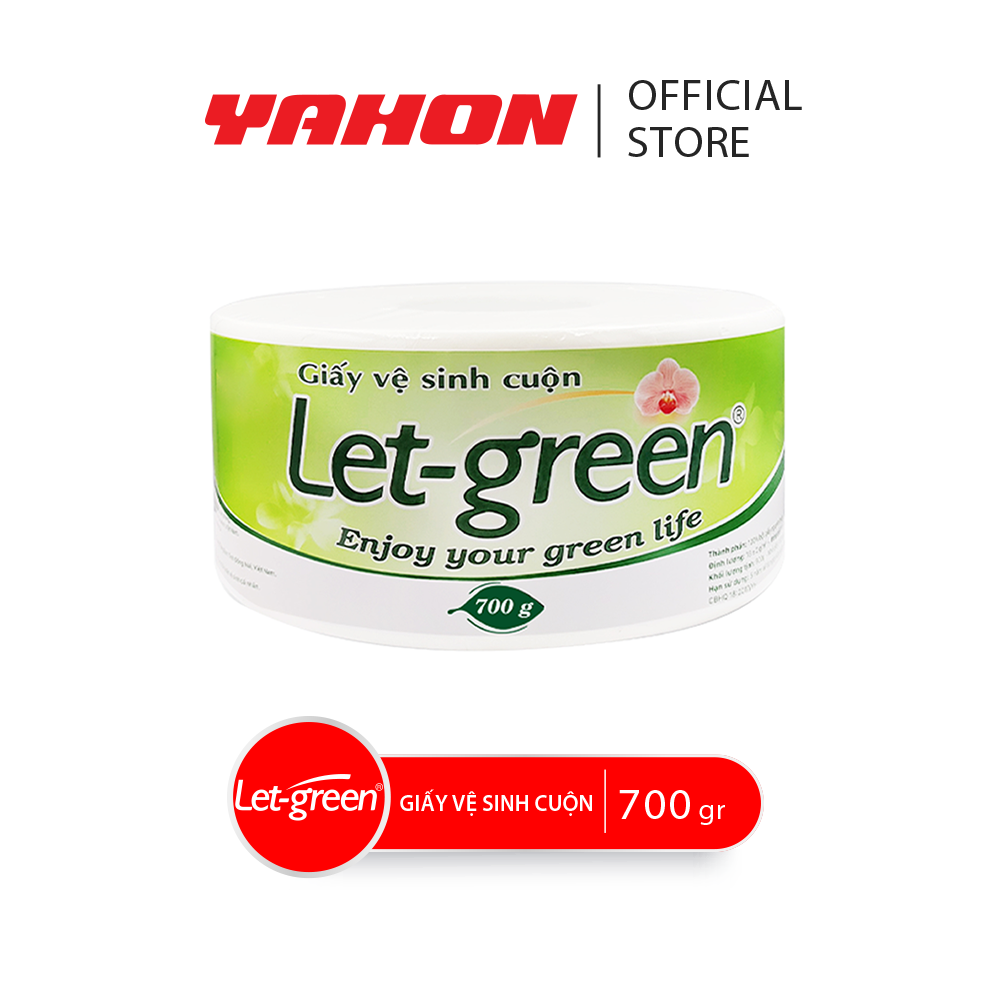 Giấy Vệ Sinh Cuộn 10*20cm LET-GREEN, 700G/Cuộn