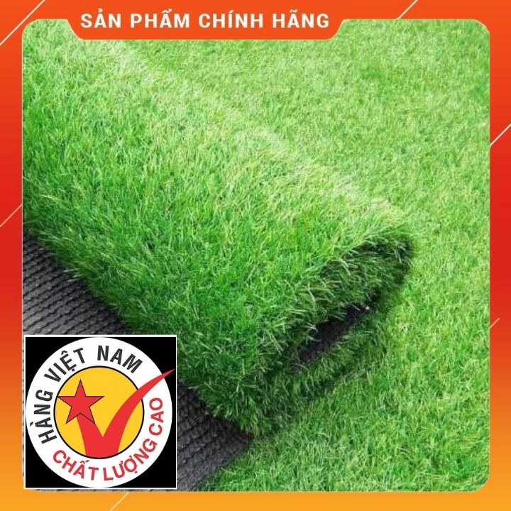 Cỏ nhân tạo trải sàn cao 2cm sân vườn, thảm cỏ dán tường vỉa hè sân vườn