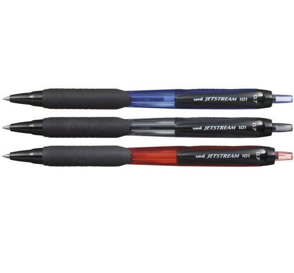 Bút bi Uni Jetstream SXN-101 nét 0.5 và 0.7mm dạng bấm