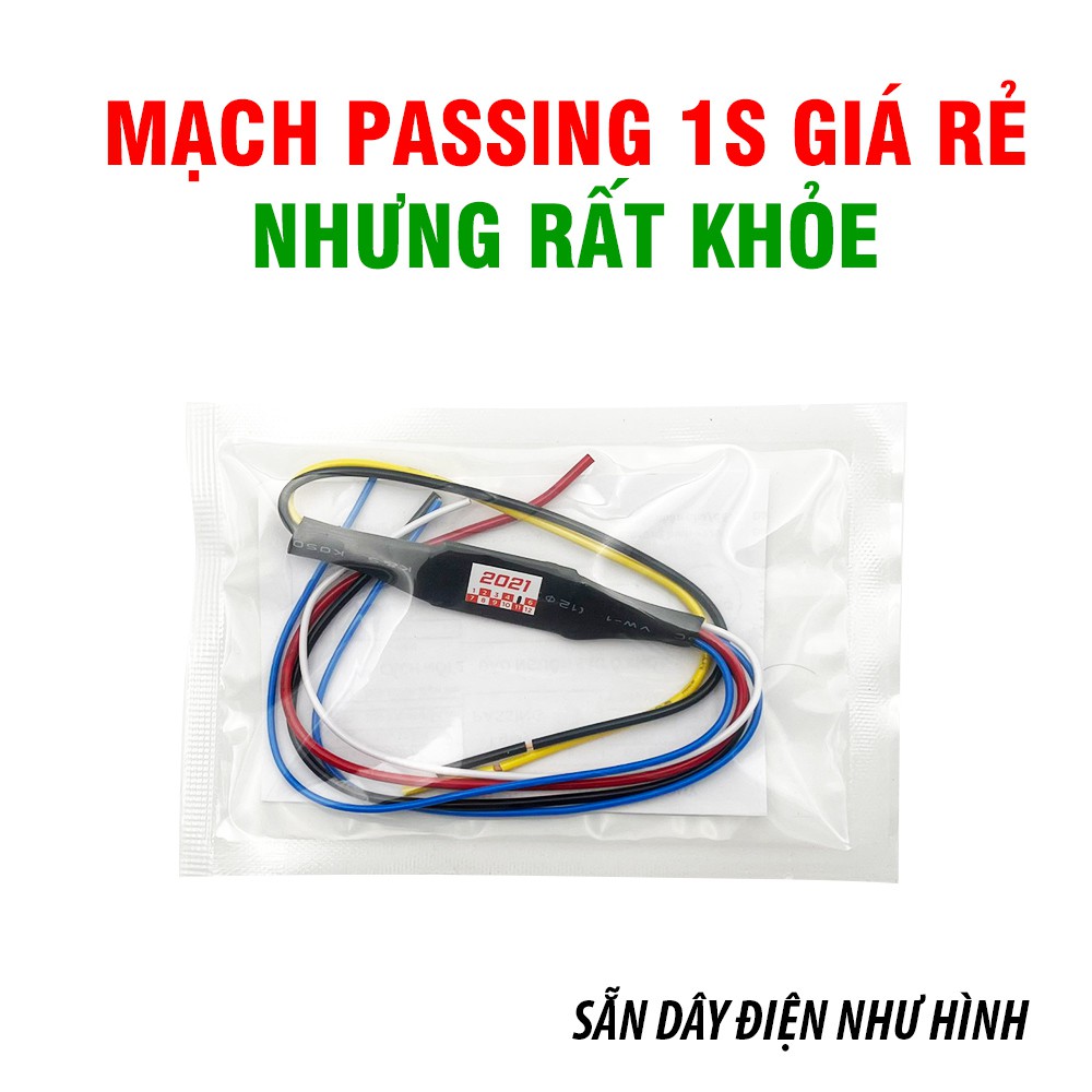 Mạch passing 3s tiện lợi kèm công tắc