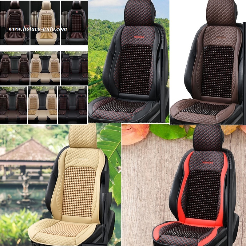 [Gỗ thật may chắc ] Lót gỗ ô tô, đệm lót ghế ô tô, lót ghế gỗ, bọc gỗ ô tô, văn phòng, miếng lót xe hơi mát lưng