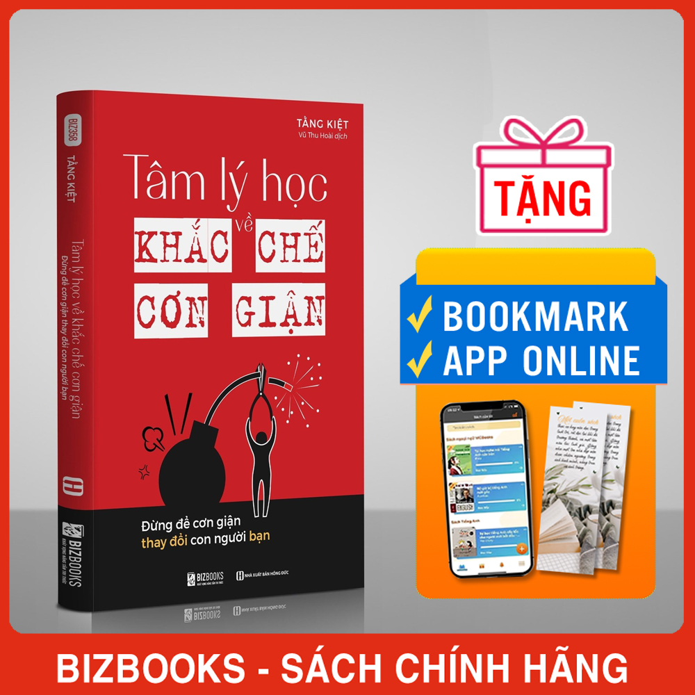 Sách tâm lý học: khắc chế cơn tức giận - bizbooks