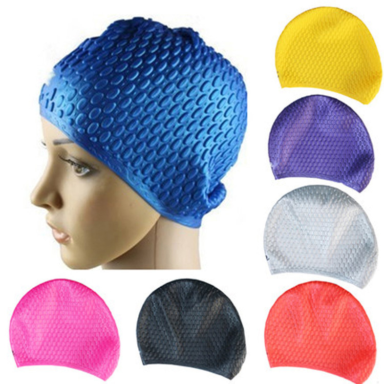 Nón bơi, mũ bơi cao cấp 100% silicone không thấm nước hp304