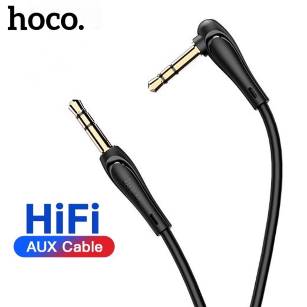 Dây cáp âm thanh aux chính hãng hoco - cáp loa 2 đầu 3.5mm dài 1m và 2m