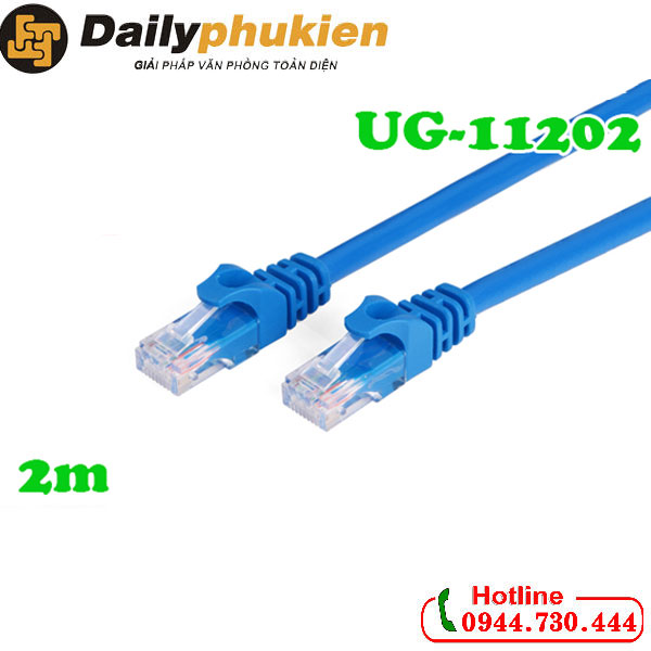 Cáp mạng cat6 2m bấm sẵn đầu UGREEN 11202
