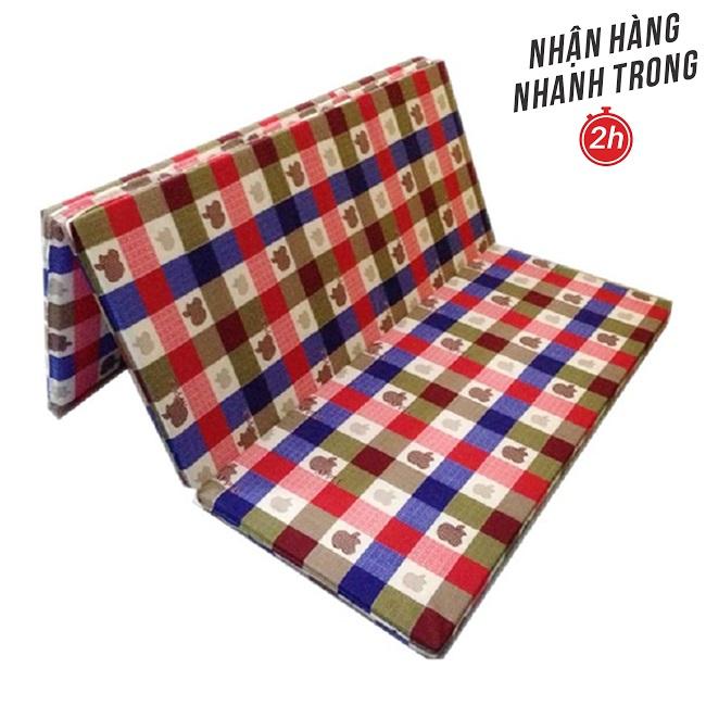 Nệm PE Korea  gấp 3 dày 5 cm dành cho 1 người nằm ( 100cm-195cm-5cm)