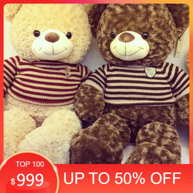 Gấu bông teddy mini dễ thương - gấu bông teddy mini cao cấp kích cỡ 80 cm giao ngẫu nhiên bunoo shop
