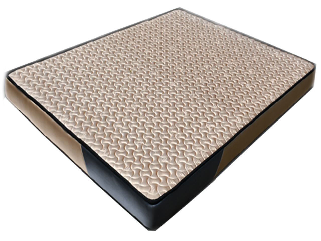 Nệm cao su kim cương satin nhân tạo 1m6x2mx17cm, nệm cao su thoáng mát đàn hồi tốt