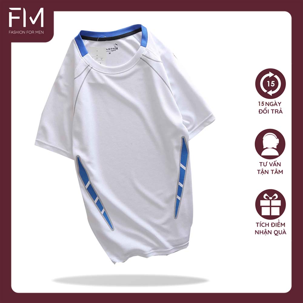 Áo thun nam cổ tròn thể thao chất thun mè thoáng mát nam tính – FORMEN SHOP – FMPS155