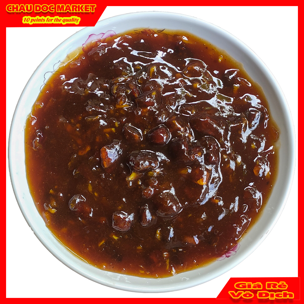 Sốt me hạt cứng hủ 500gr làm tại nhà dùng làm nước đá me.