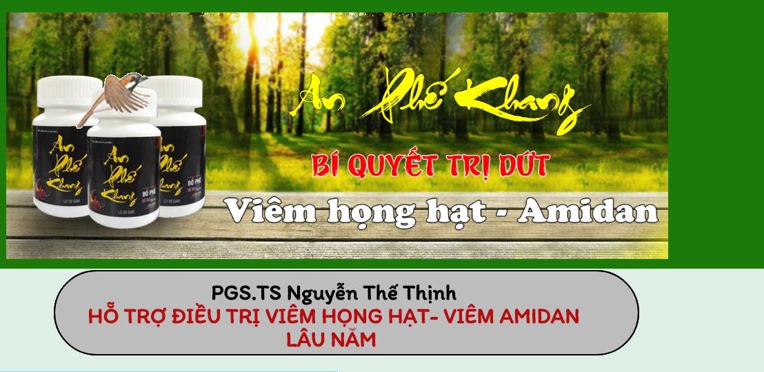 AN PHẾ KHANG - MẪU MỚI AN PHẾ PLUS - Khắc tinh Viêm Họng Hạt, Viêm Amidan Mãn Tính