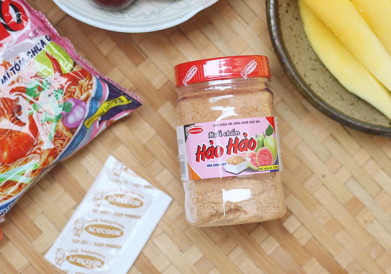 [HCM]COMBO 6 HỘP MUỐI CHẤM HẢO HẢO 120G