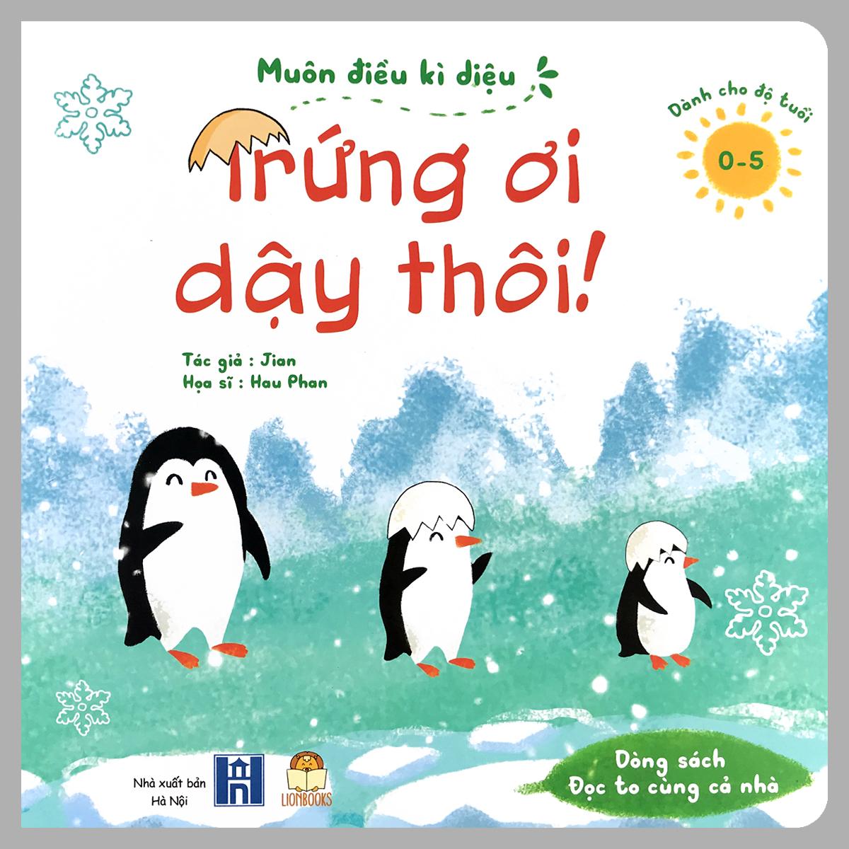 Sách - muôn điều kì diệu - trứng ơi dậy thôi - dành cho bé 0 - 5 tuổi
