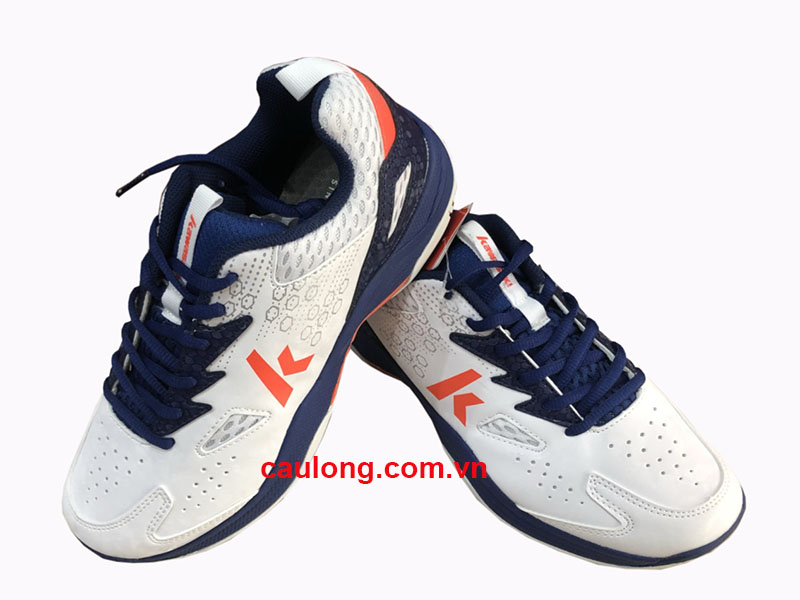 Giày cầu lông kawasaki a3307 trắng xanh