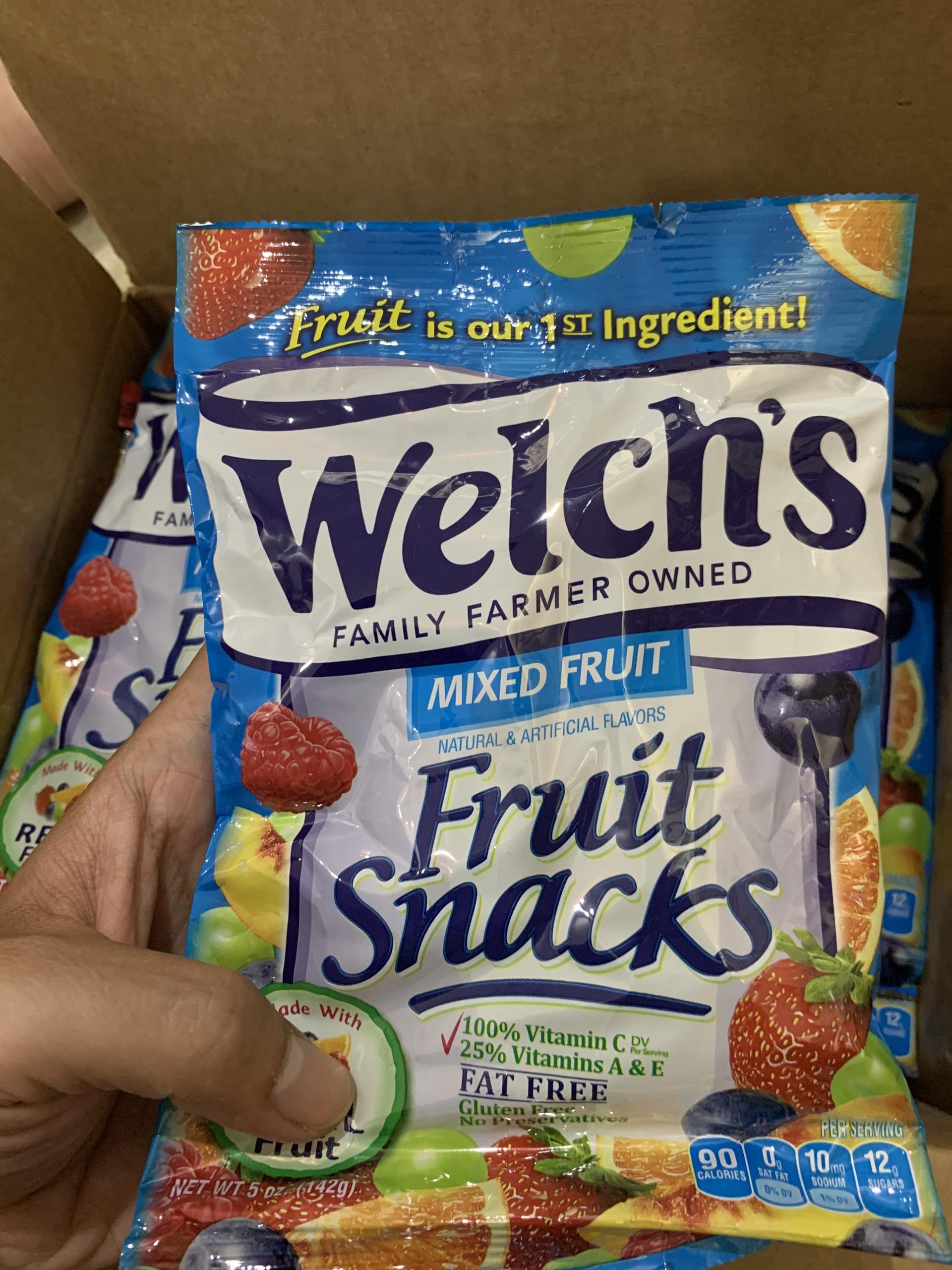 Kẹo dẻo trái cây Welchs vị Mixed Fruit