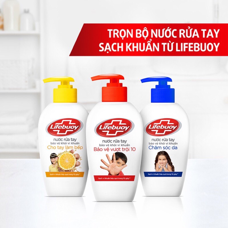 Nước rửa tay Lifebuoy 180g
