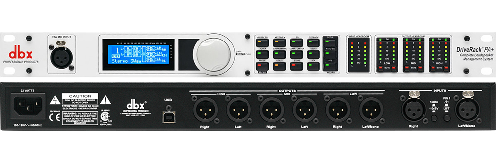 Driverack dbx pa+