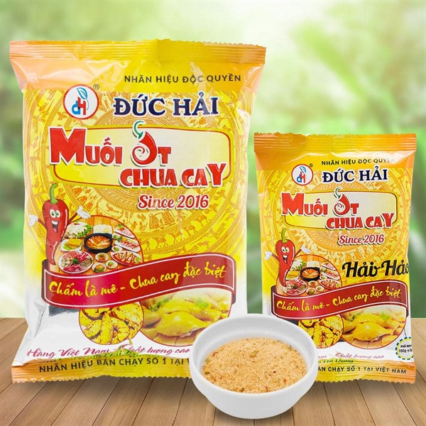 (Giá rẻ vô địch) MUỐI ỚT CHUA CAY HẢO HẢO ĐỨC HẢI 500GR - BỘT CANH CHUA CAY ĐỨC HẢI - SÚP CHUA CAY ĐỨC HẢI