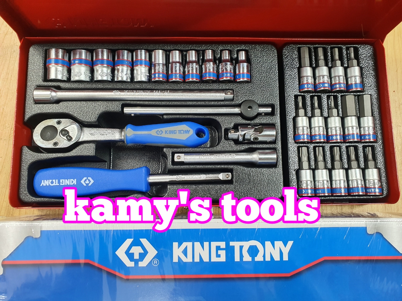 Bộ tuýp 1/4 Kingtony 31 chi tiết model 2031MR