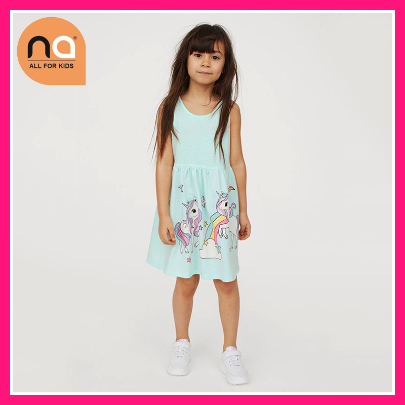 [XẢ HÀNG HÈ] Váy cotton sát nách H&M cực cool cho bé gái tự tin vào hè (1-10y) [XUẤT DƯ XỊN]