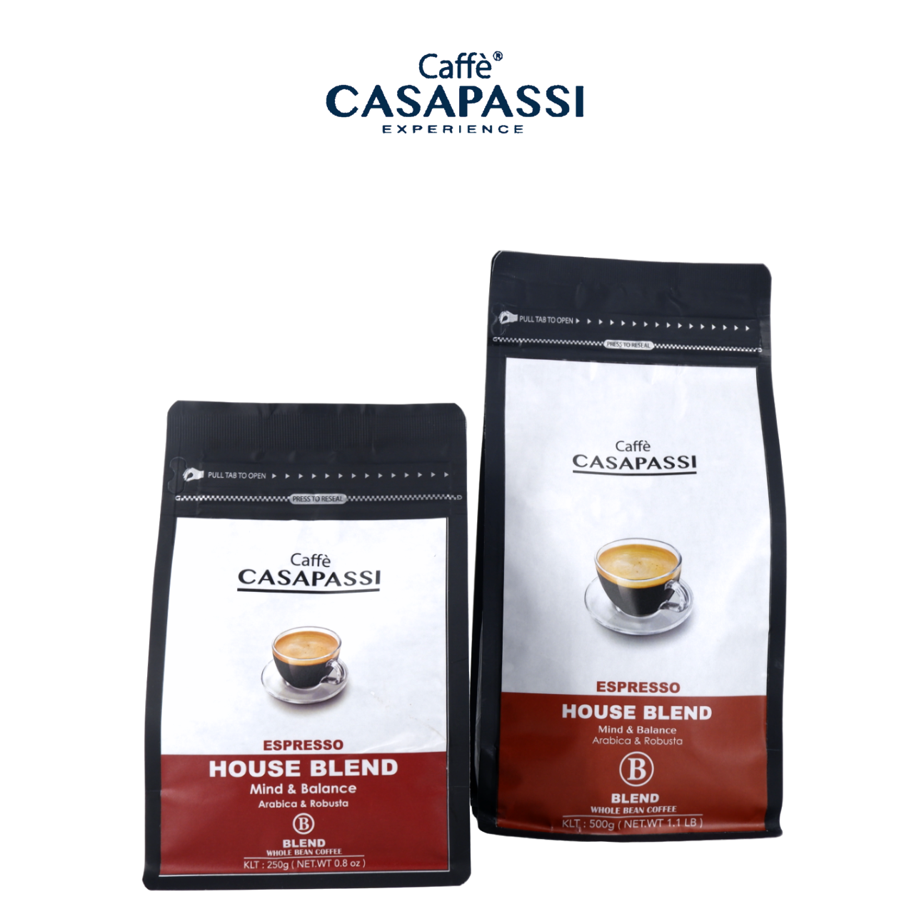 Cà phê espresso house blend 250g,500gr,1000gr, casapassi caffè , hương vị đậm đà ấn tượng.